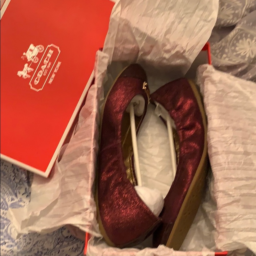 Brand new Coach flats
